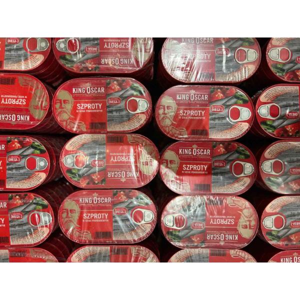 King Oscar Szproty 6*5 170 g, King Oscar у власному соку 115 g